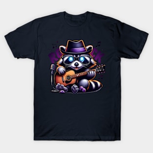 Rocker racoon Tee T-Shirt